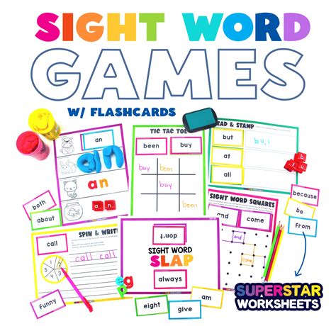 free sight word games.